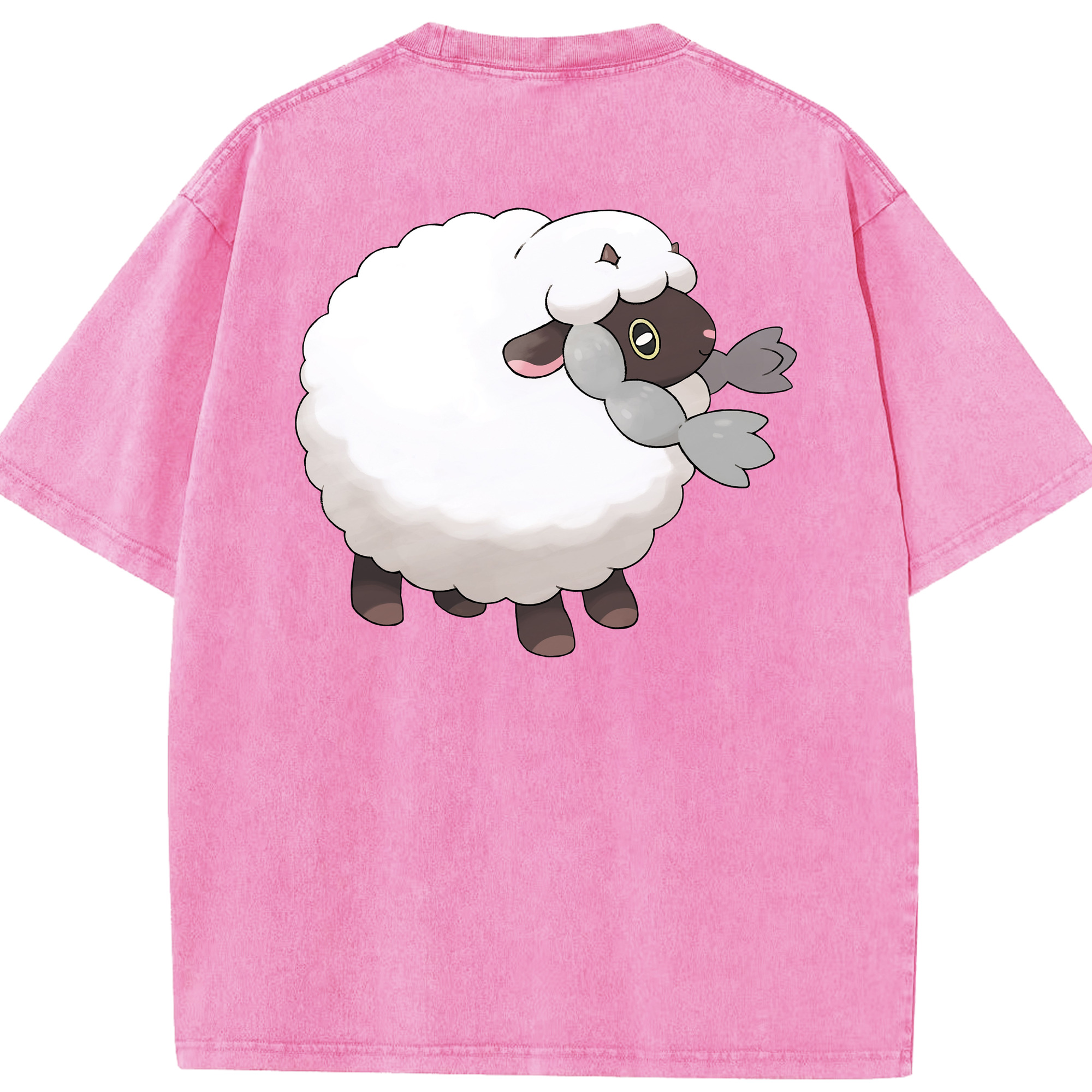 （画像用） ポケットモンスター Pokémon 綿100% ヴィンテージ風 半袖Tシャツ（背面プリント）